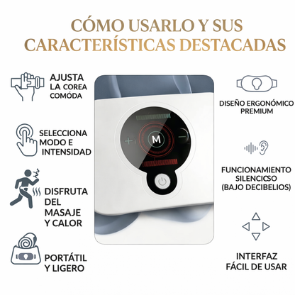 Cinturón Térmico de Alivio y Masaje